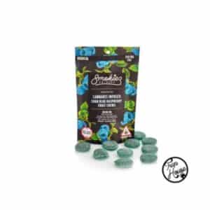 Smokiez Sour Blue Raspberry Indica 250mg